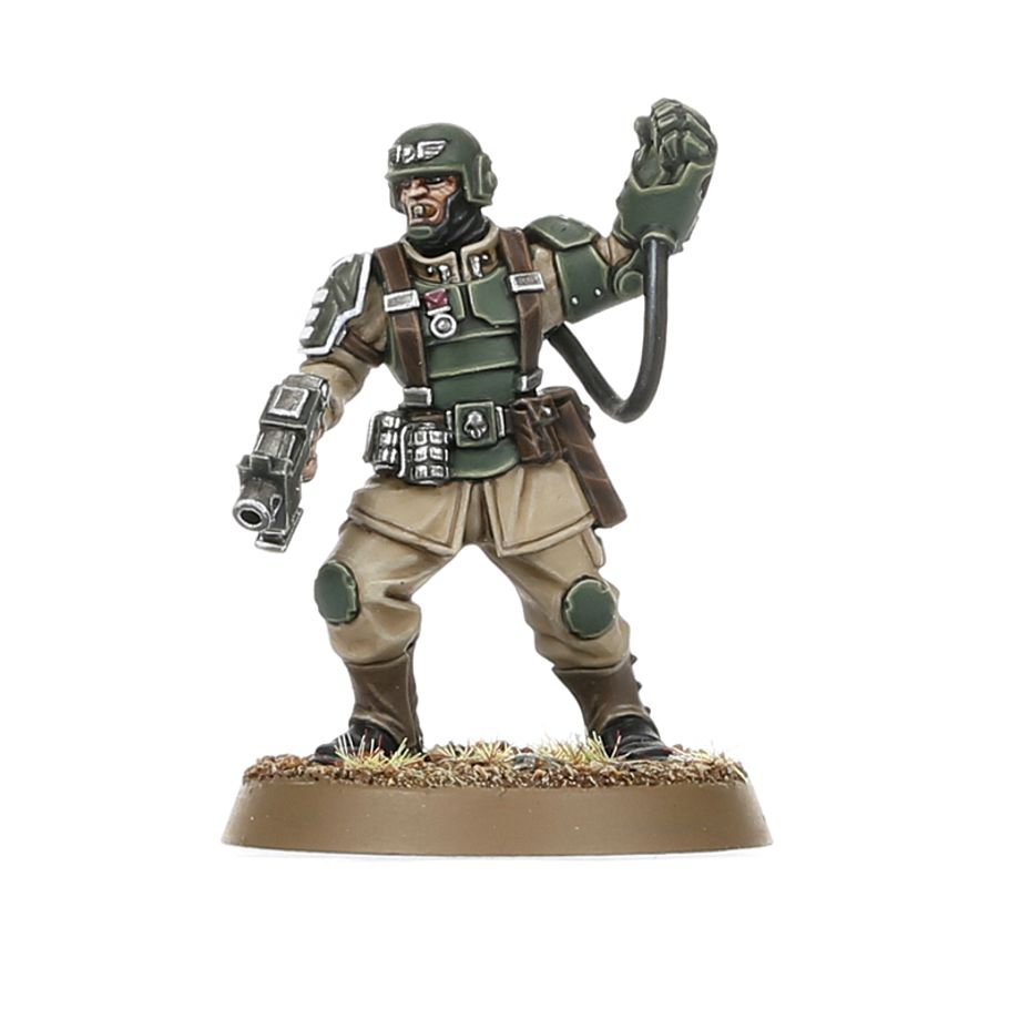 Warhammer 40,000 | Astra Militarum | Cadian Command Squad | Plastic Unit Box