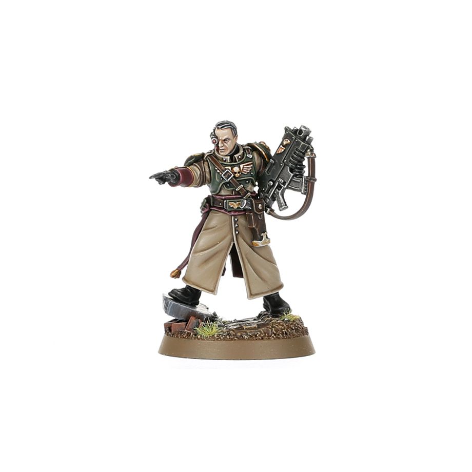 Warhammer 40,000 | Astra Militarum | Cadian Castellan | Plastic Character Box