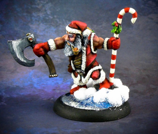 Reaper | Santa Dwarf | 28mm Plastic Blister Pack 01552