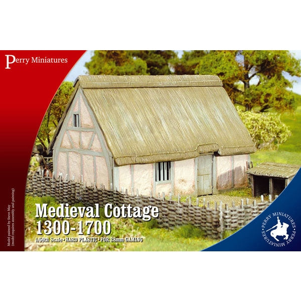 Perry Miniatures | HYW Medieval Cottage 1300-1700 | 28mm Plastic Terrain | North Star Games | Miniature Kingdoms