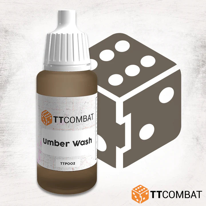 TTCombat | Umber Wash | 17ml Individual Paint | TTCombat | Miniature Kingdoms