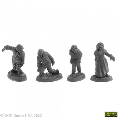 Reaper | Zombies Reaper Bones USA | 28mm Plastic Blister Pack 07055