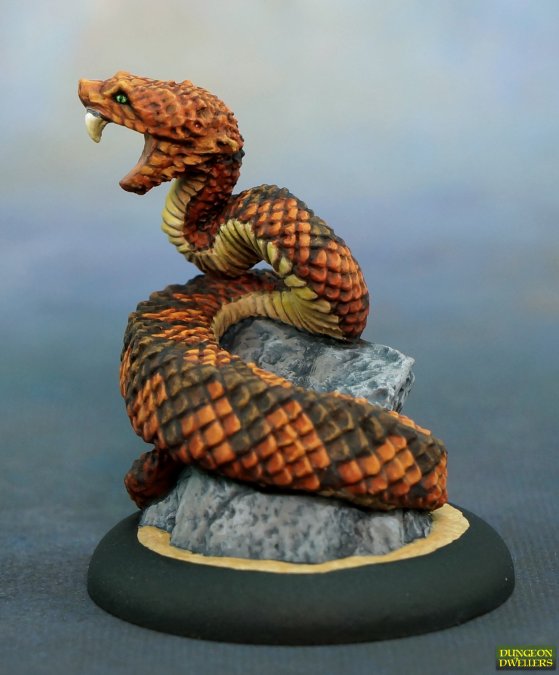 Reaper | Giant Snake Dungeon Dwellers | 28mm Plastic Blister Pack