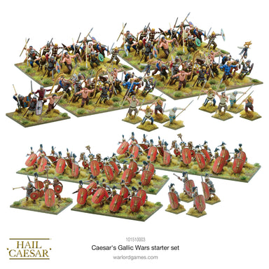 Hail Caesar | Roman Caesars Gallic Wars | 28mm Plastic Starter | Warlord | Miniature Kingdoms