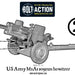 Bolt Action | American US Army 105mm Howitzer Gun | 28mm Metal Blister Pack