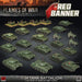 Flames of War | Soviet | Red Banner T-34 Tank Battalion | 15mm Plastic Starter | Battlefront | Miniature Kingdoms