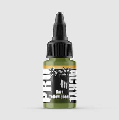 Pro Acryl | Vince Venturella Dark Yellow Green | 22ml Individual Paint | Element Games | Miniature Kingdoms