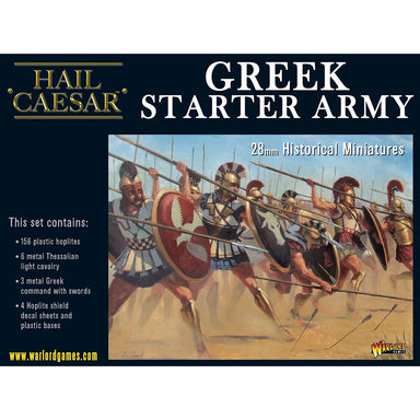 Hail Caesar | Greek Starter Army | 28mm Plastic Starter | Warlord | Miniature Kingdoms