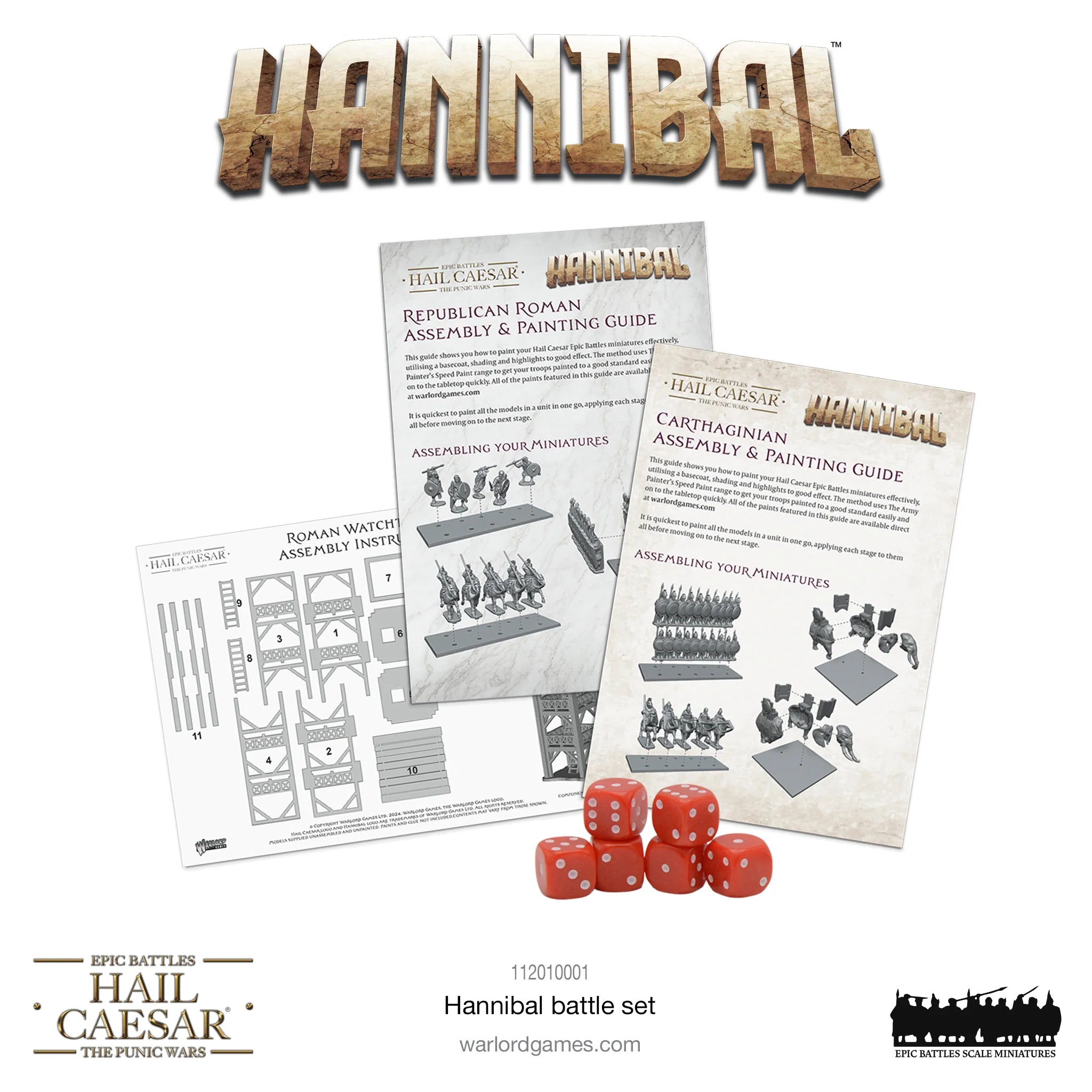 Hail Caesar Epic | Hannibal Batte Set | 15mm Plastic Starter | Warlord | Miniature Kingdoms