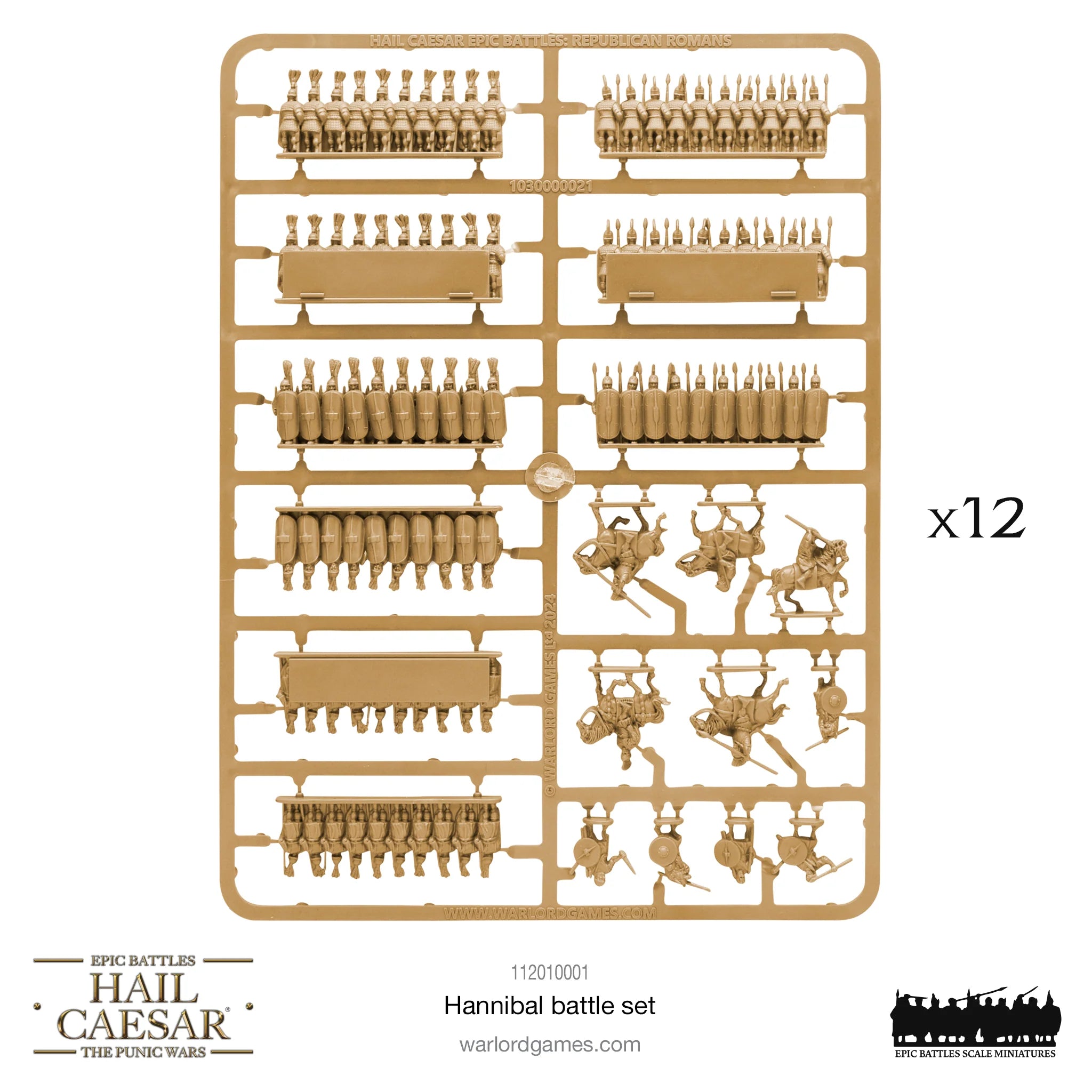 Hail Caesar Epic | Hannibal Batte Set | 15mm Plastic Starter | Warlord | Miniature Kingdoms