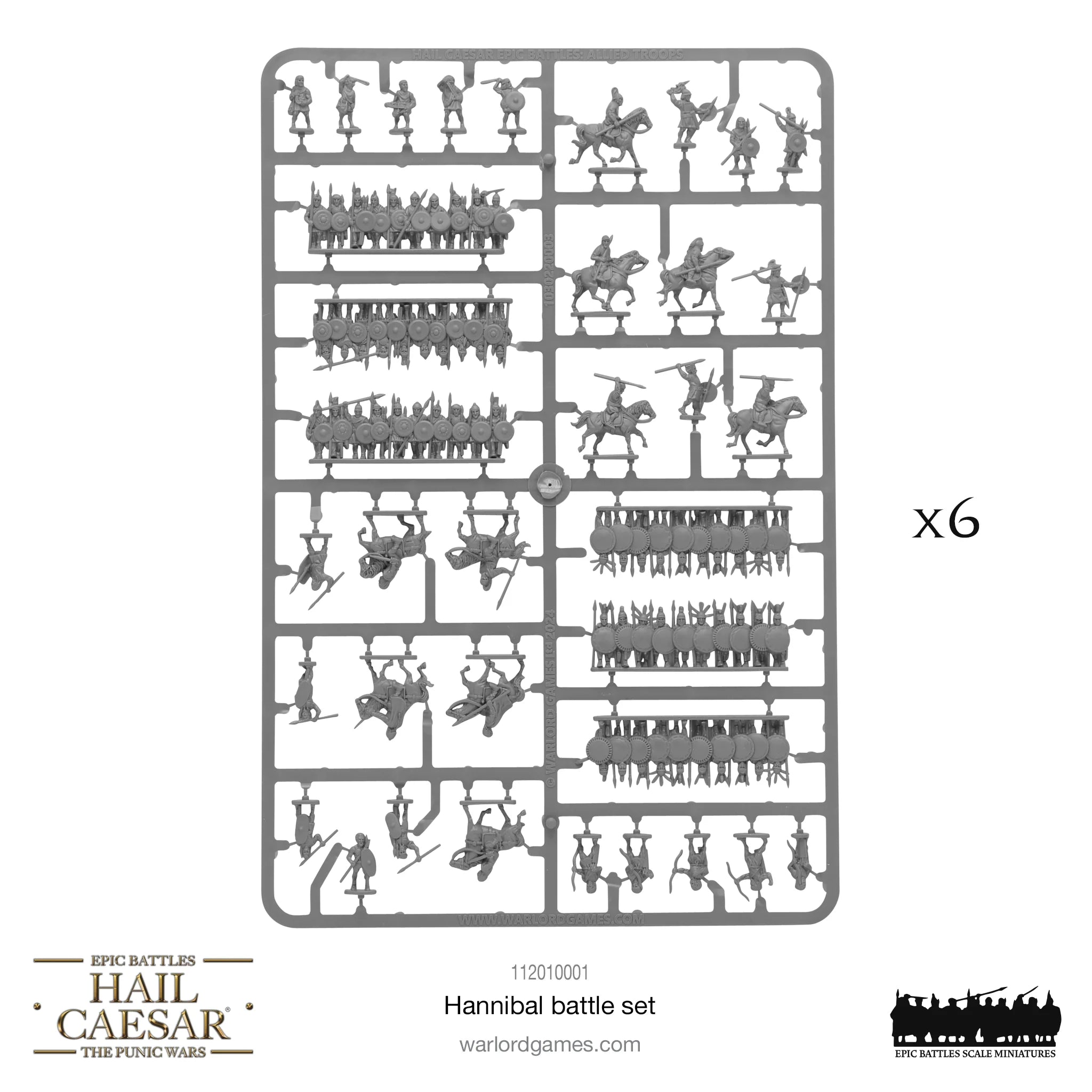 Hail Caesar Epic | Hannibal Batte Set | 15mm Plastic Starter | Warlord | Miniature Kingdoms