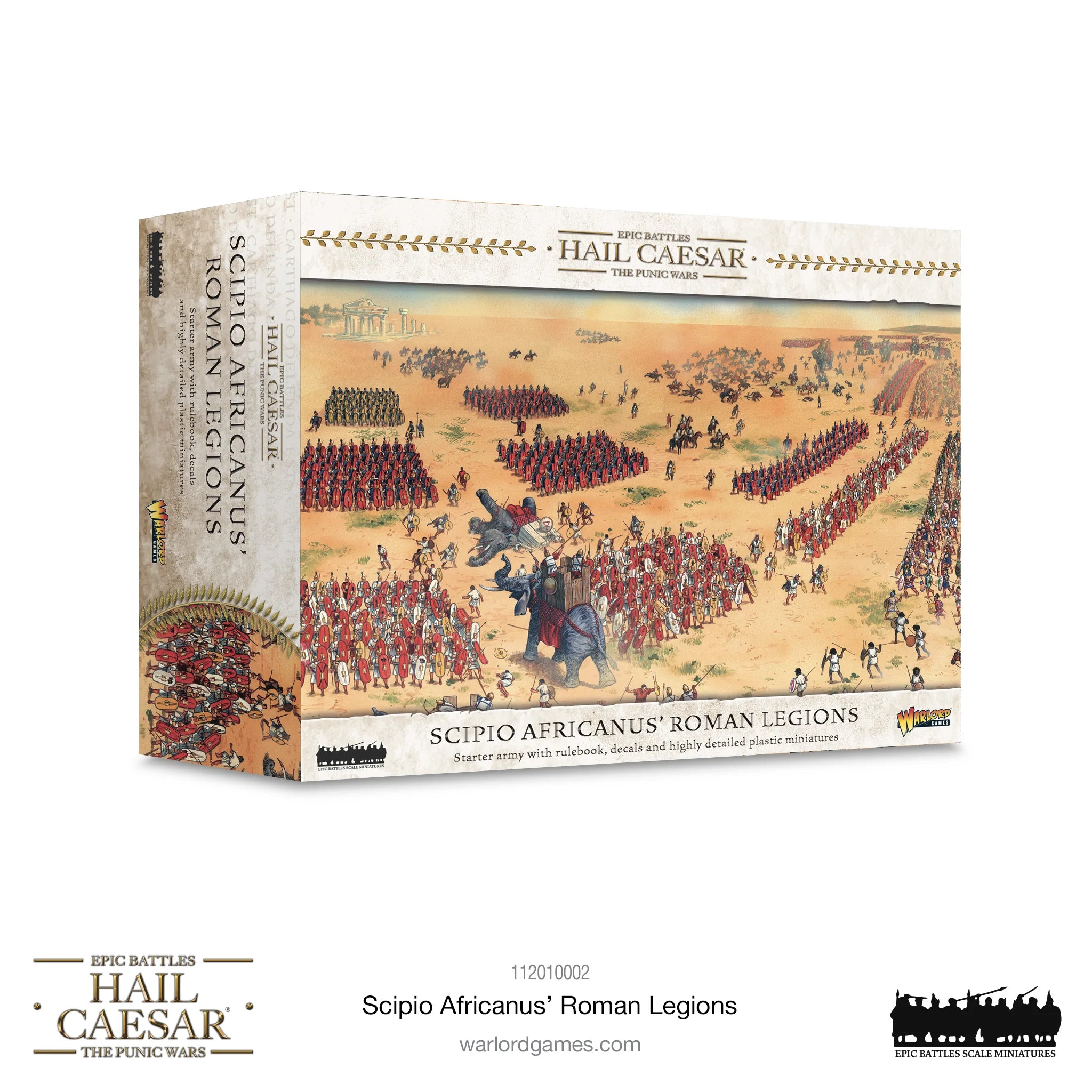 Hail Caesar Epic | Rome | Scipio Africanus's Roman Legions | 15mm Plastic Starter | Warlord | Miniature Kingdoms