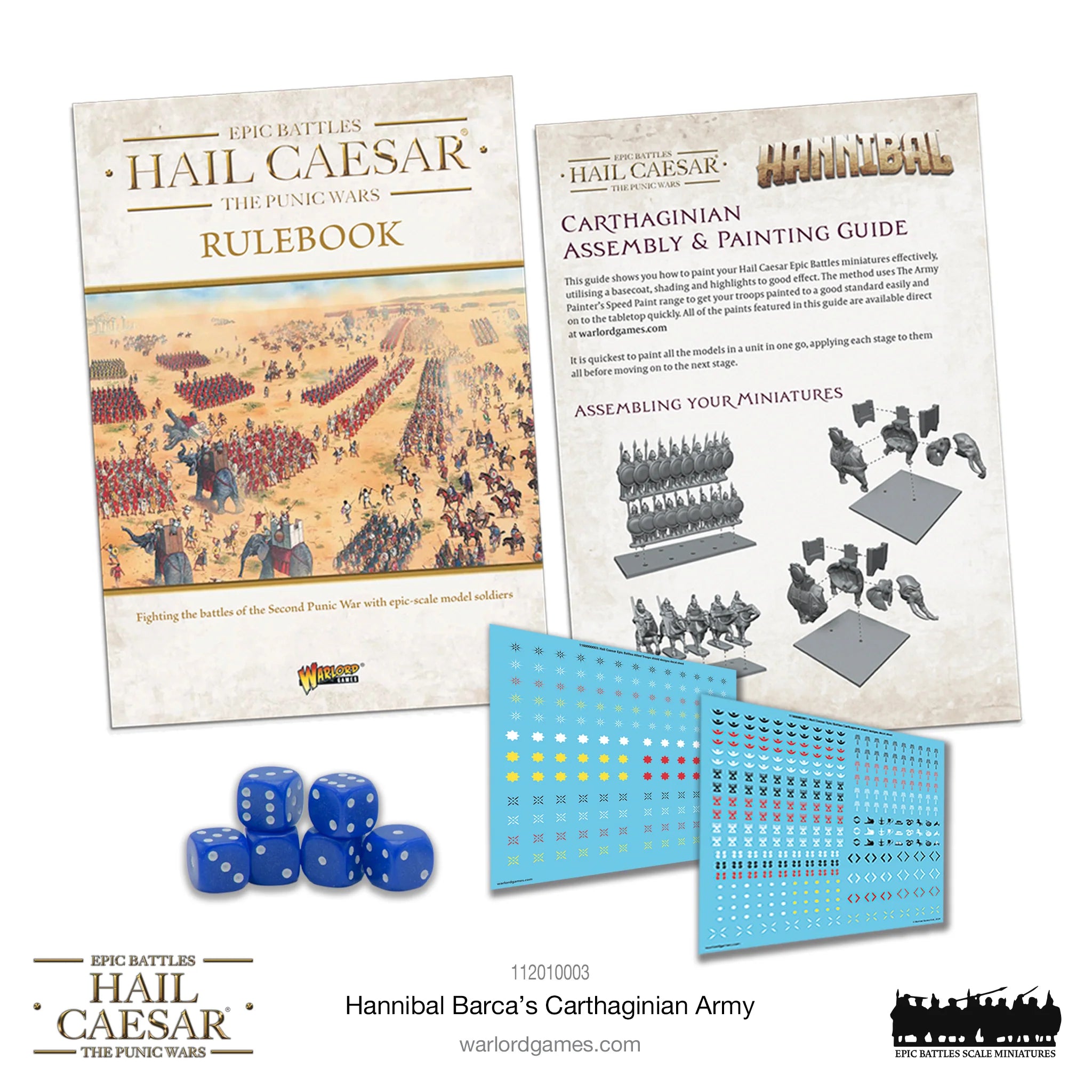 Hail Caesar Epic | Hannibal Barca's Cathaginian Army | 15mm Plastic Starter | Warlord | Miniature Kingdoms