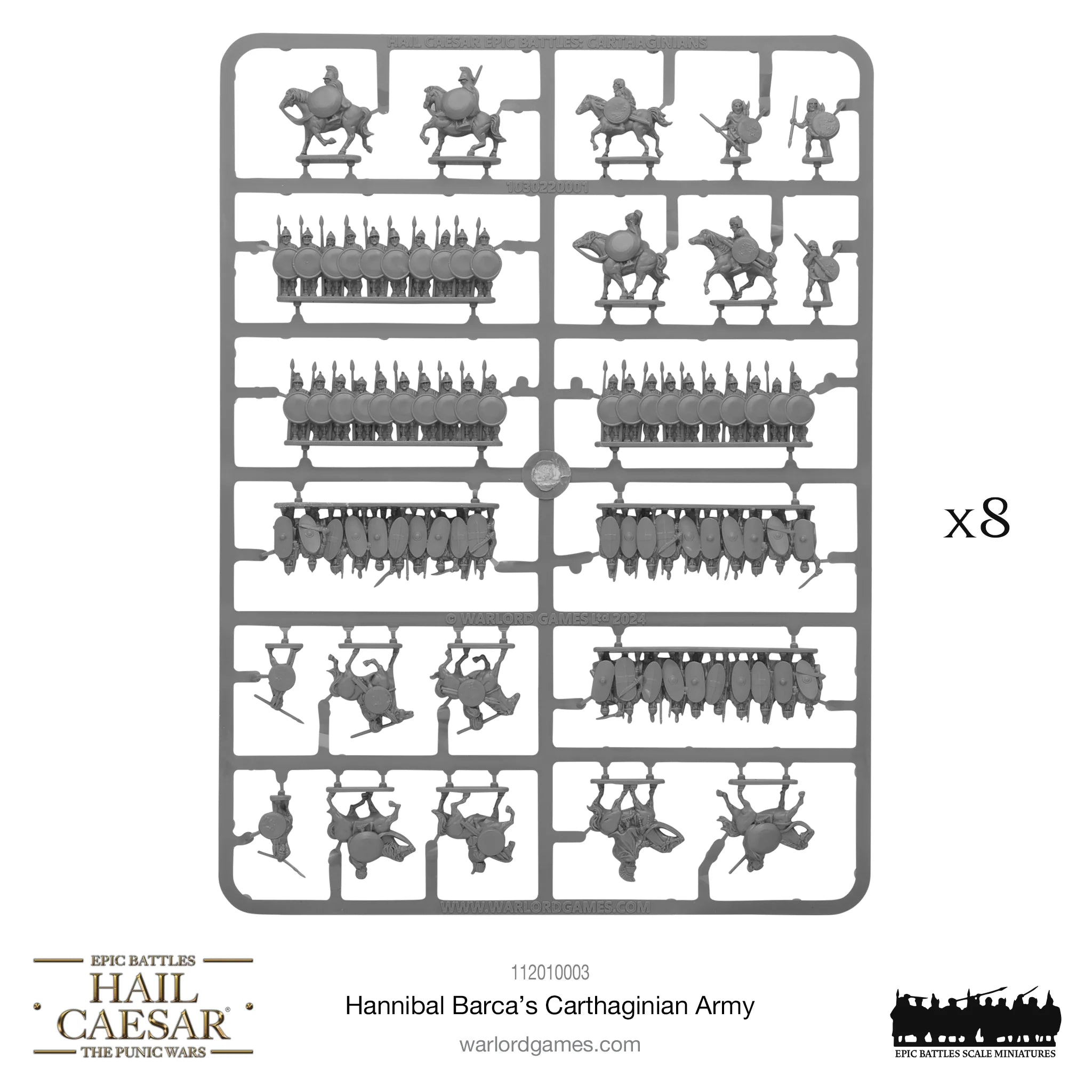 Hail Caesar Epic | Hannibal Barca's Cathaginian Army | 15mm Plastic Starter | Warlord | Miniature Kingdoms