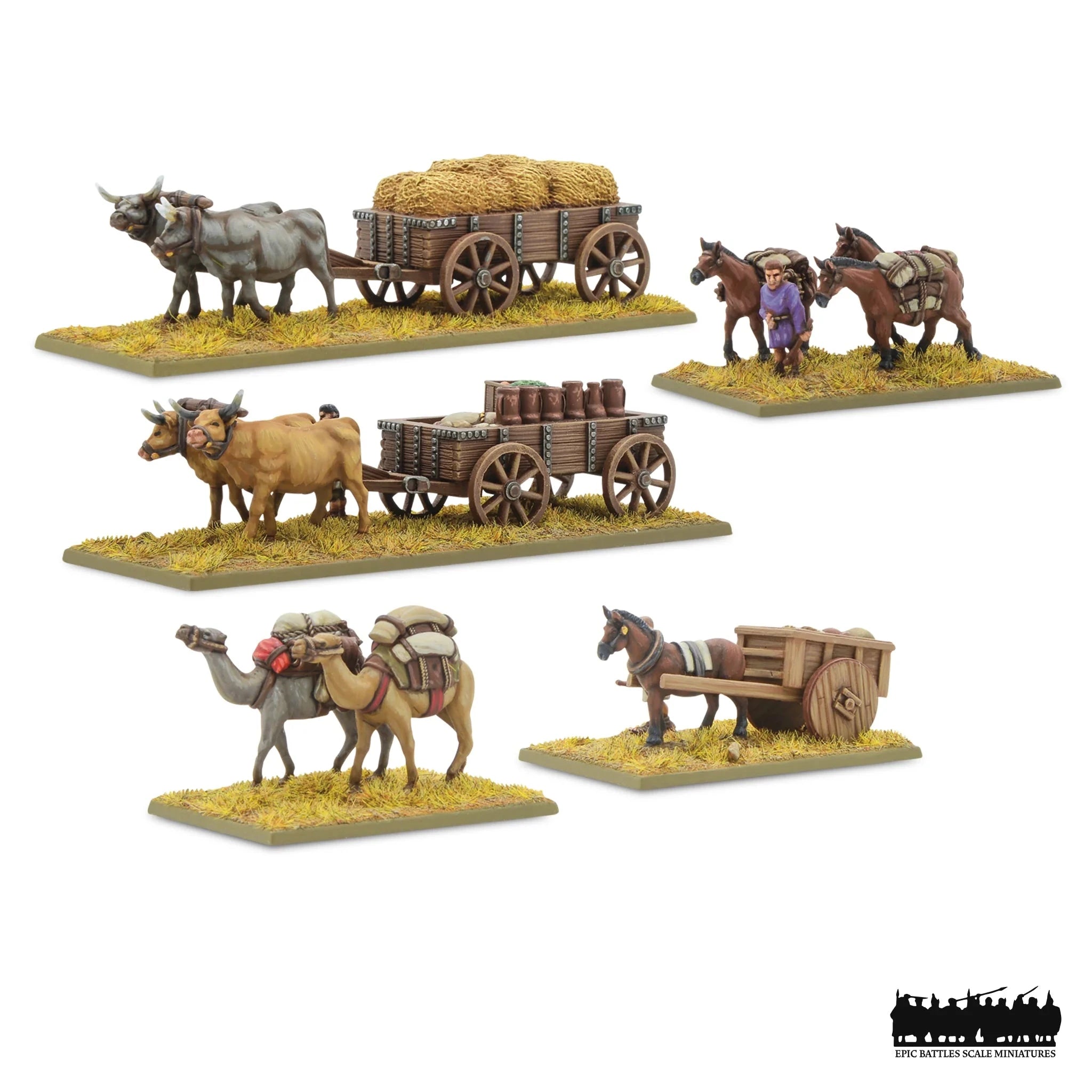 Hail Caesar Epic | Baggage Train | 13.5mm Resin Blister Pack