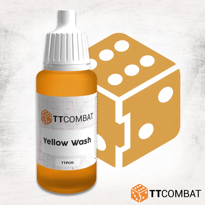 TTCombat | Yellow Wash | 17ml Individual Paint | TTCombat | Miniature Kingdoms