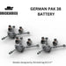 Brickskrieg | German | Pak38 Battery | 1/100 Scale Blocks Model