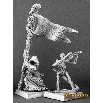 Reaper | Standard & Musician Warlord | 28mm Metal Blister Pack 14291