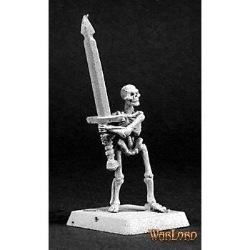 Reaper | Skeletal Swordsman Warlord | 28mm Metal Blister Pack 14389