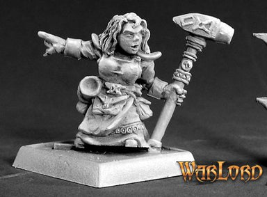 Reaper | Valana Forgemaiden Dwarf Warlord | 28mm Metal Blister Pack 14524