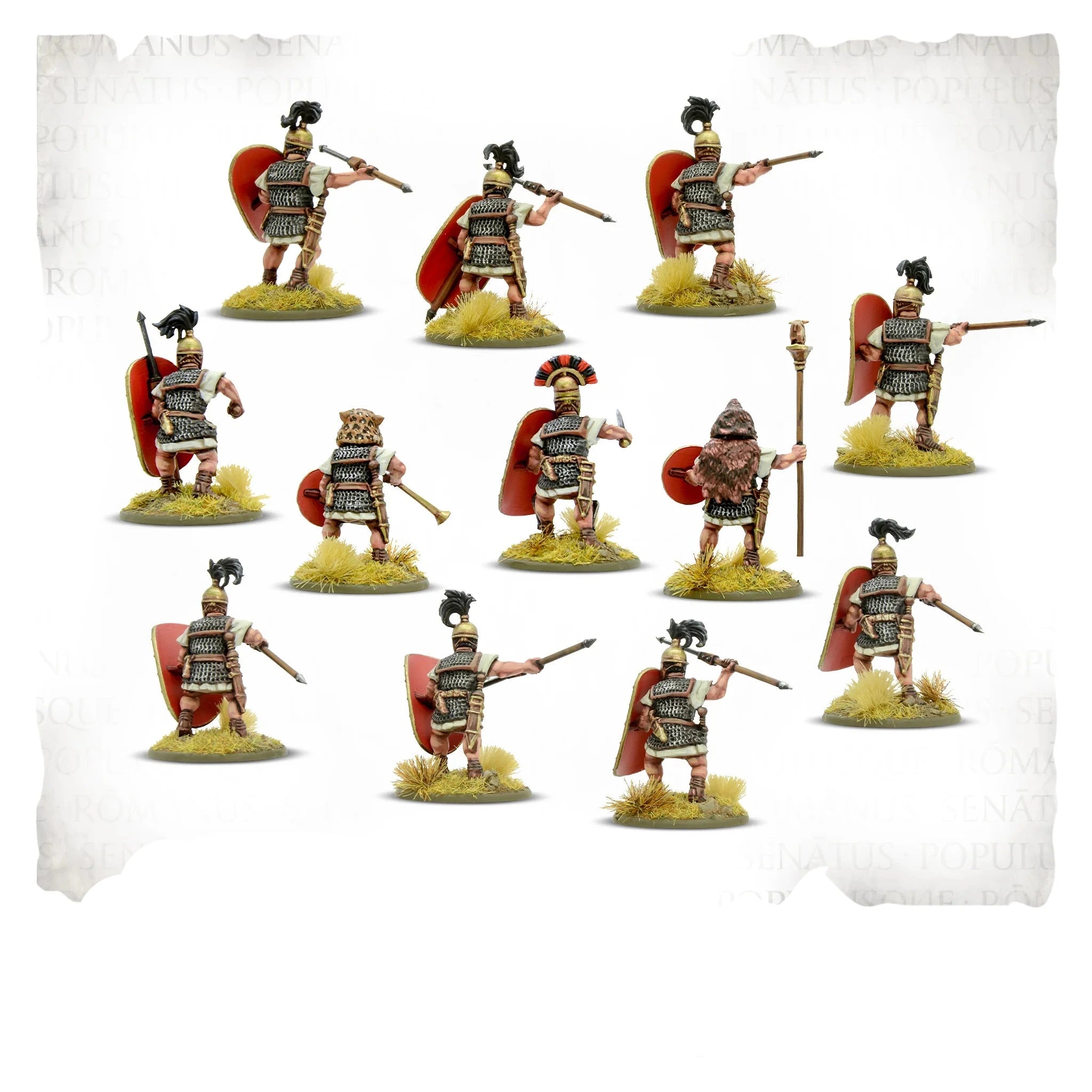 SPQR | Caesar's Legions Legionaries with Pilum | 28mm Plastic Unit