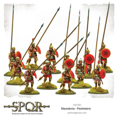 SPQR | Macedonia Pezhetairoi | 28mm Plastic Unit | Warlord | Miniature Kingdoms