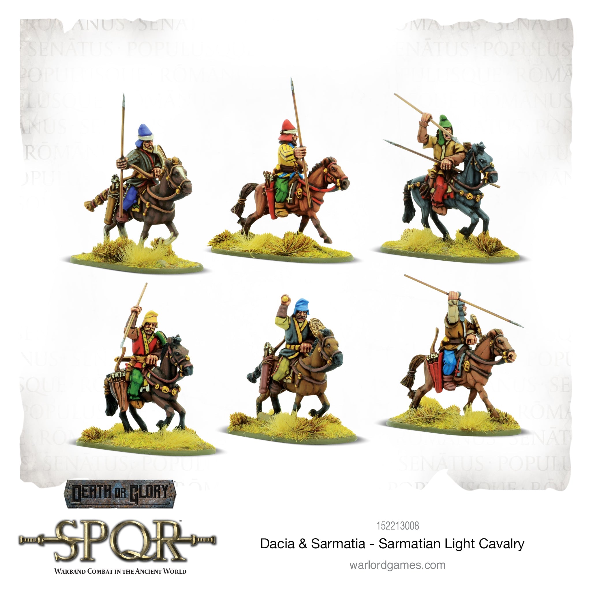 SPQR | Dacia & Sarmatia Sarmatian Light Cavalry | 28mm Plastic Unit | Warlord | Miniature Kingdoms