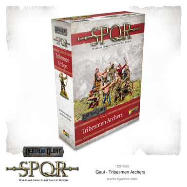 SPQR | Gauls Tribesman Archers | 28mm Resin Unit | Warlord | Miniature Kingdoms