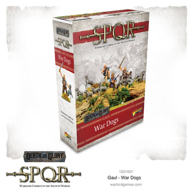 SPQR | Gauls War Dogs | 28mm Resin Unit | Warlord | Miniature Kingdoms