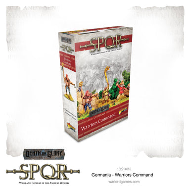 SPQR | Germania Warriors Command | 28mm Resin Unit | Warlord | Miniature Kingdoms