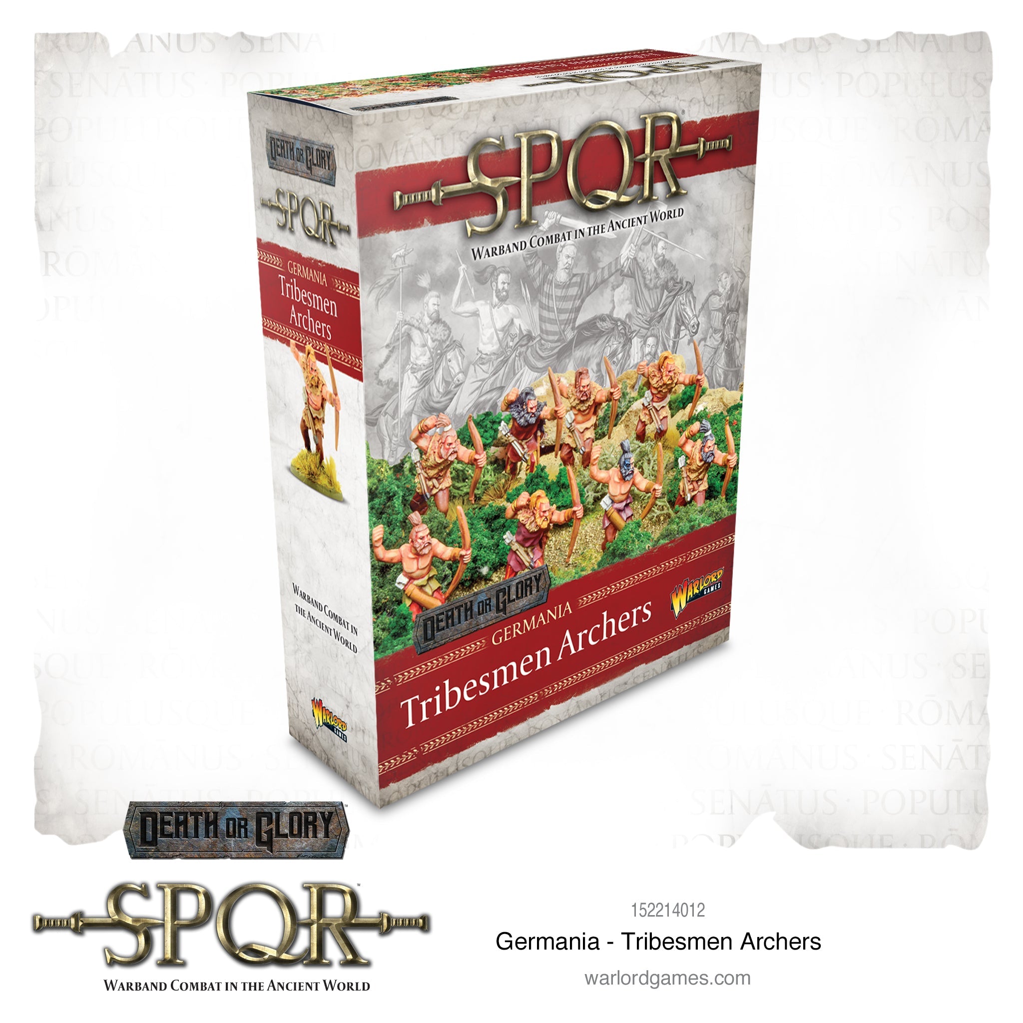 SPQR | Germania Tribesman Archers | 28mm Resin Unit | Warlord | Miniature Kingdoms