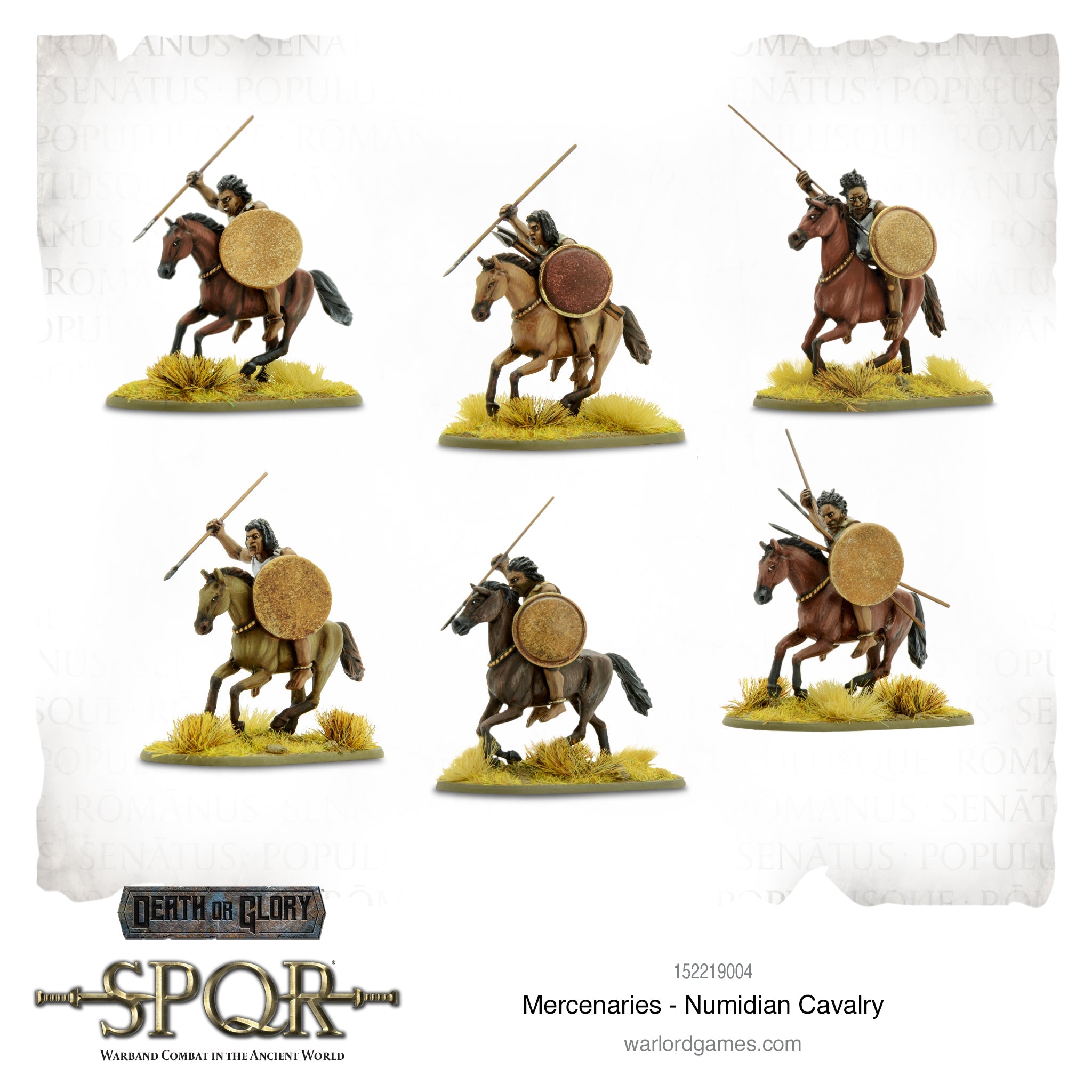 SPQR | Mercenaries Numidian Cavalry | 28mm Plastic Unit | Warlord | Miniature Kingdoms