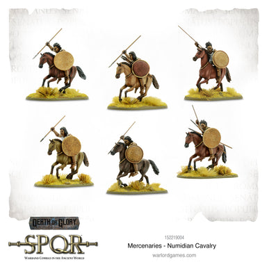 SPQR | Mercenaries Numidian Cavalry | 28mm Plastic Unit | Warlord | Miniature Kingdoms