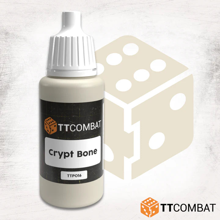 TTCombat | Crypt Bone | 17ml Individual Paint | TTCombat | Miniature Kingdoms