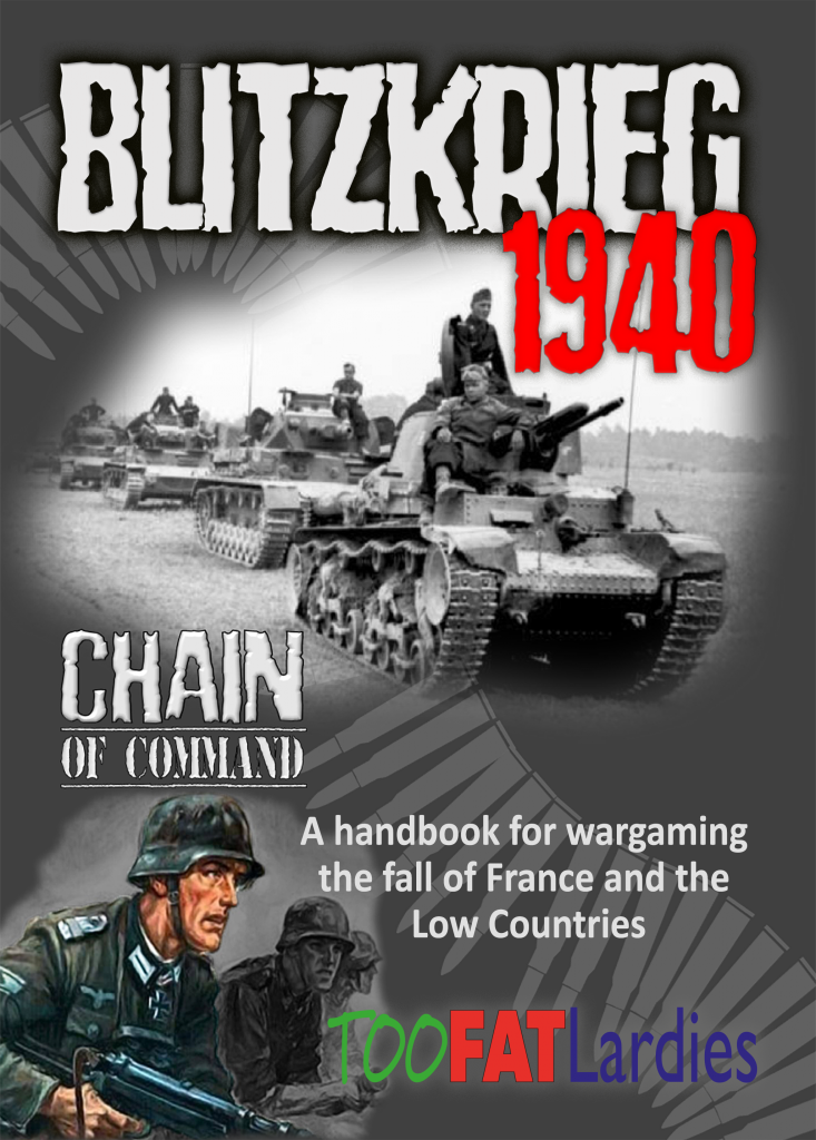 Too Fat Lardies | Rulebook Chain Of Comman Blitzkrieg 1940 | 28mm Softback Book Rulebook