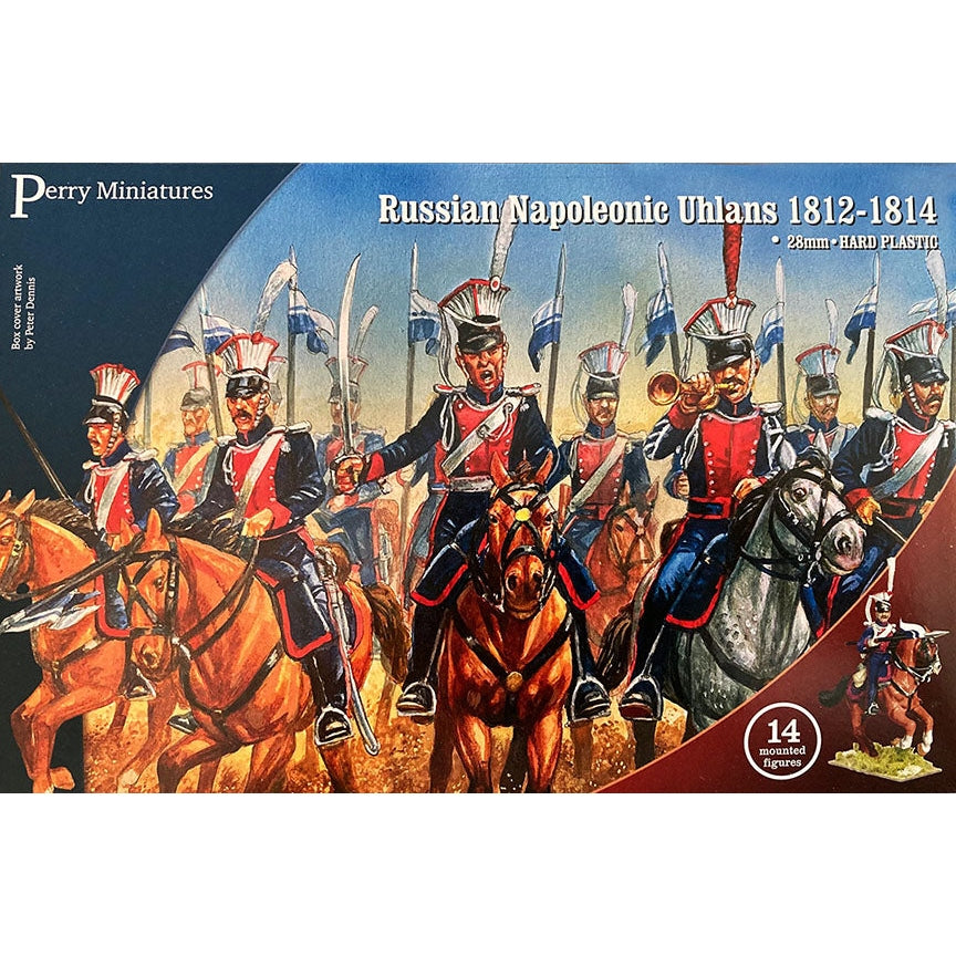 Perry Miniatures | Napoleonic Wars Russian Uhlans 1812-1814 | 28mm Plastic Unit | North Star Games | Miniature Kingdoms