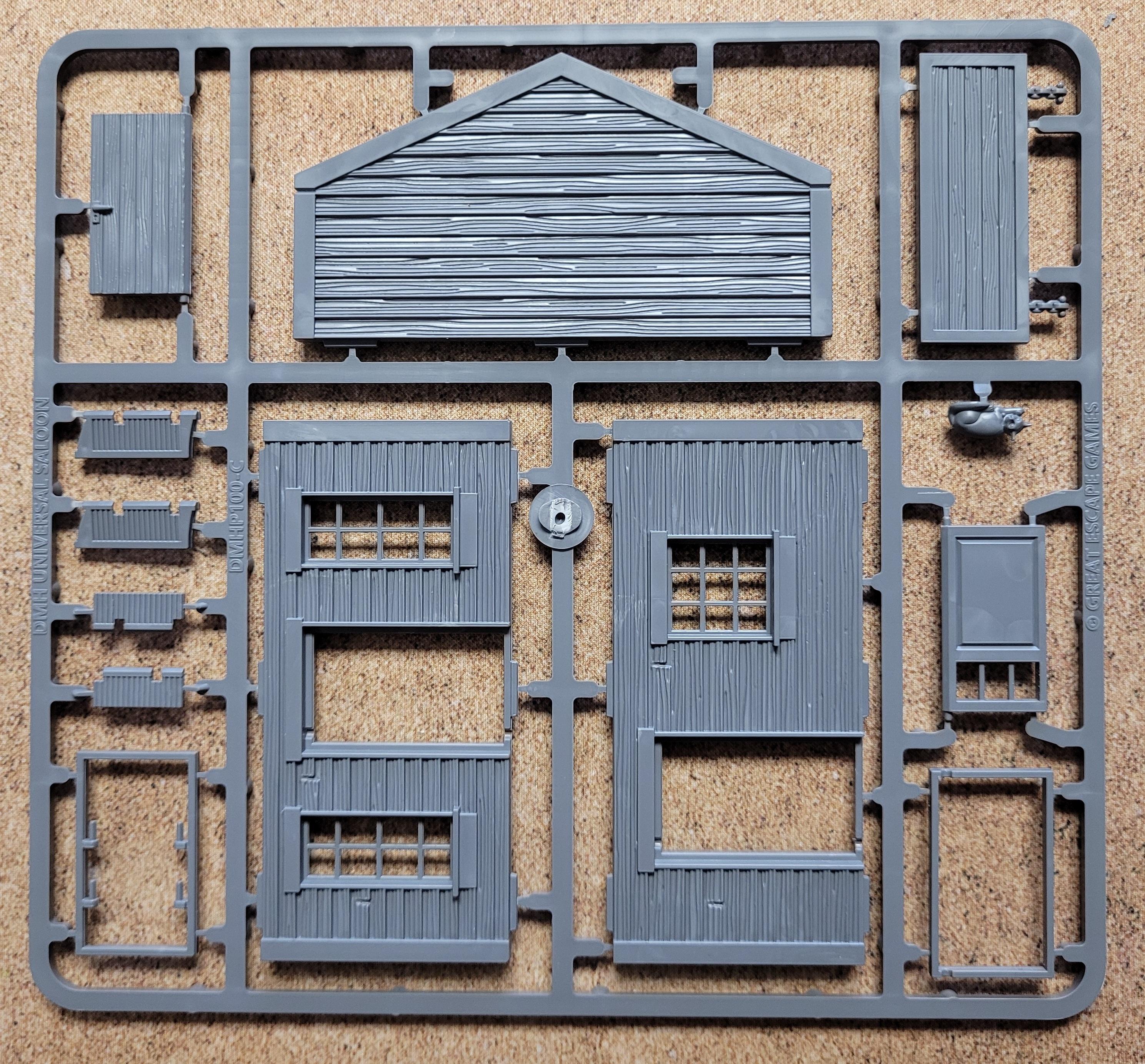 Dead Man's Hand | Barber Shop Building | 28mm Plastic Terrain