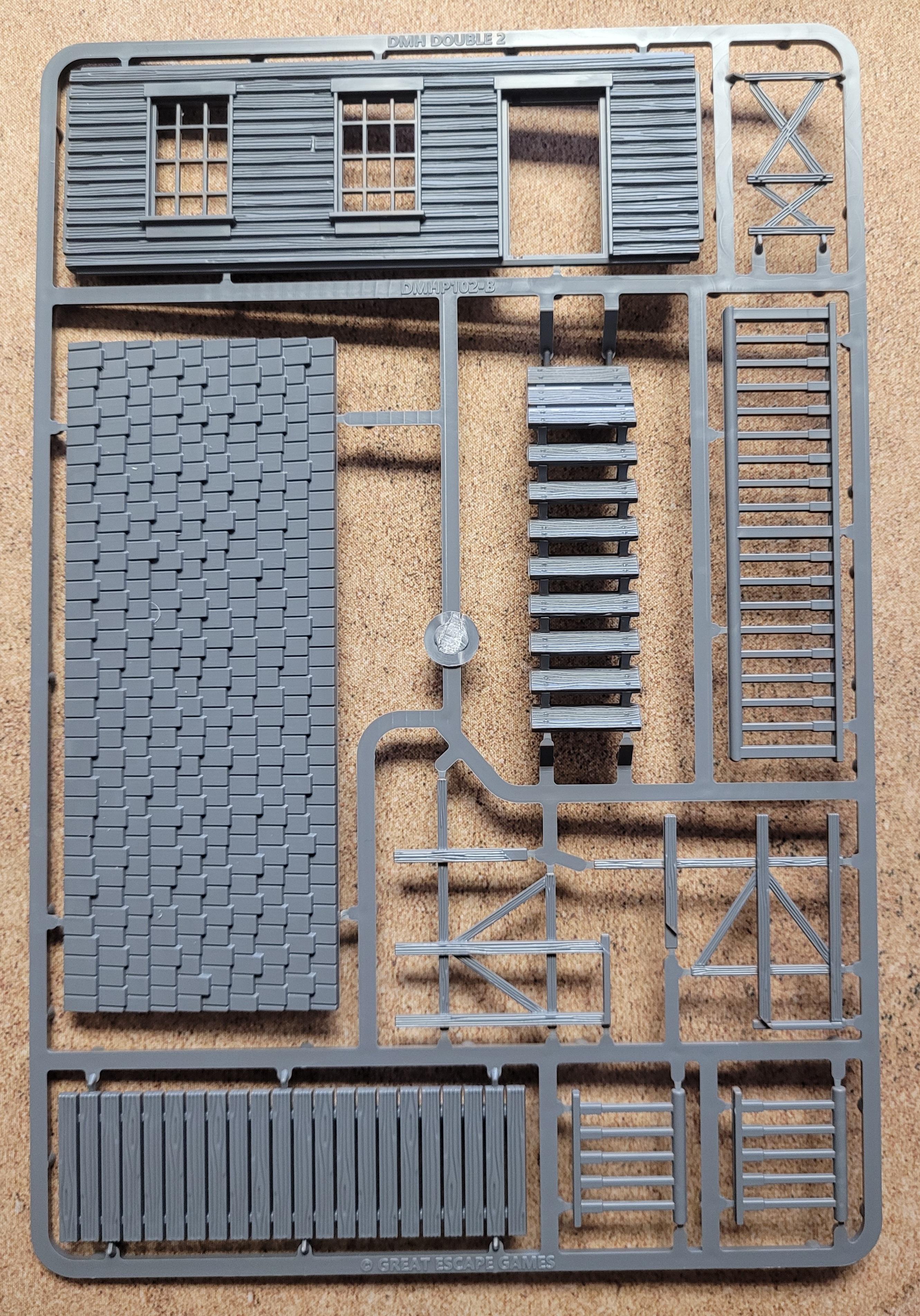 Dead Man's Hand | Two Storey Building | 28mm Plastic Terrain