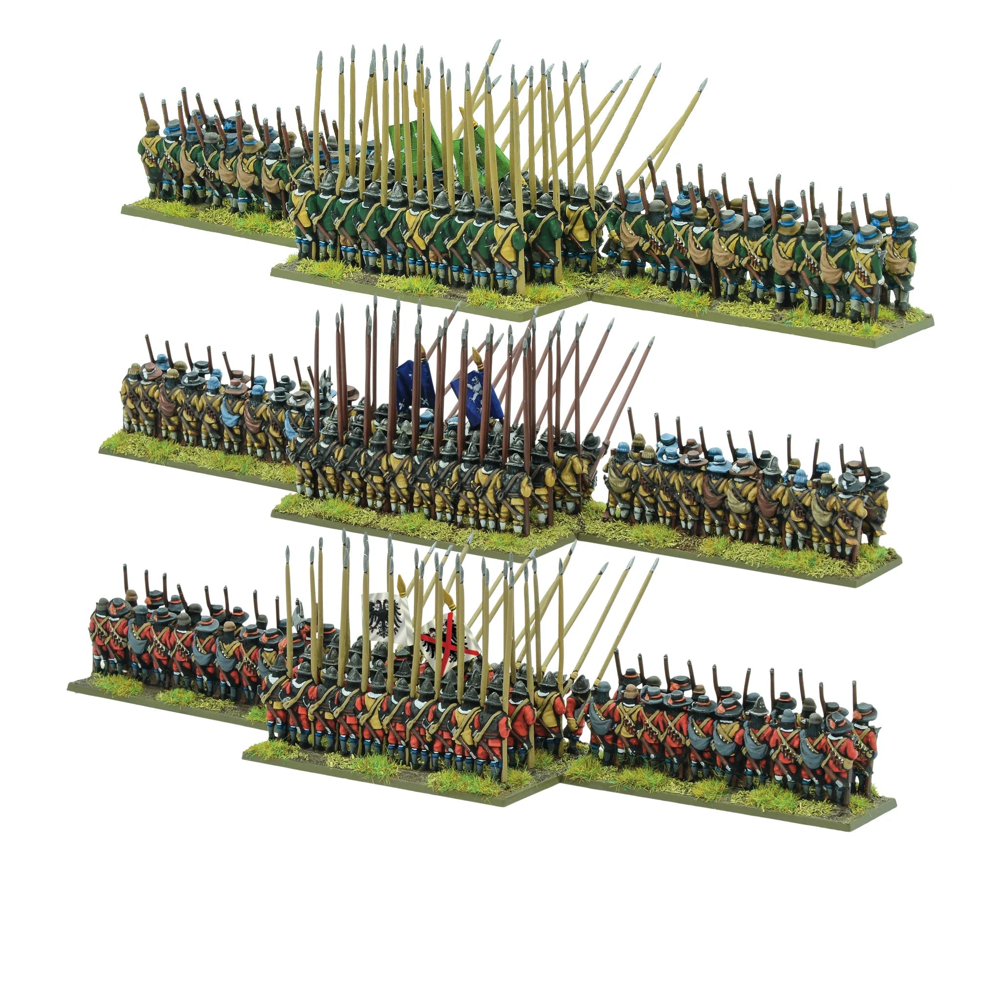 Pike and Shotte Epic | Thirty Years War Infantry Battalia | 13.5mm Plastic Unit