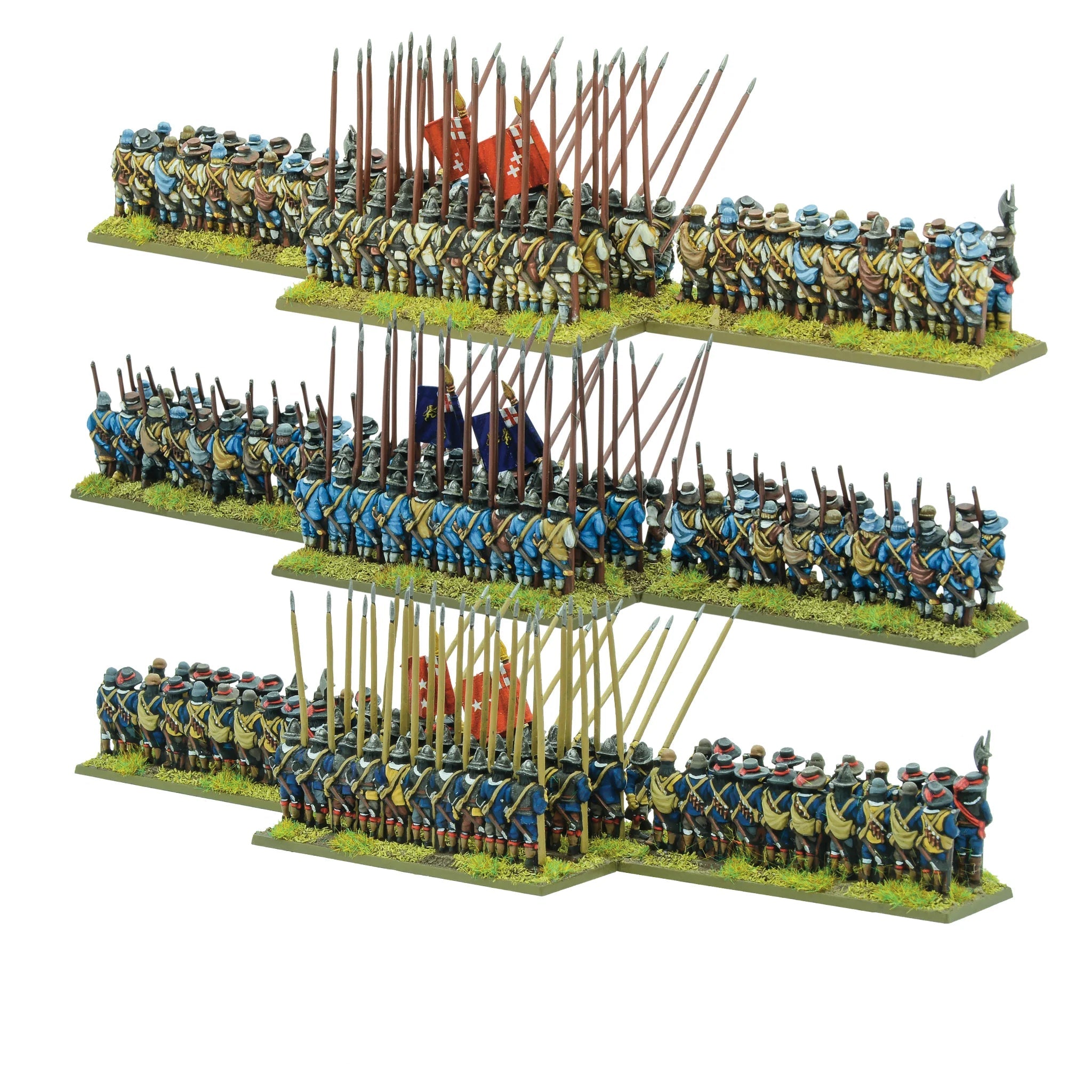 Pike and Shotte Epic | English Civil War ECW Infantry Battalia | 13.5mm Plastic Unit