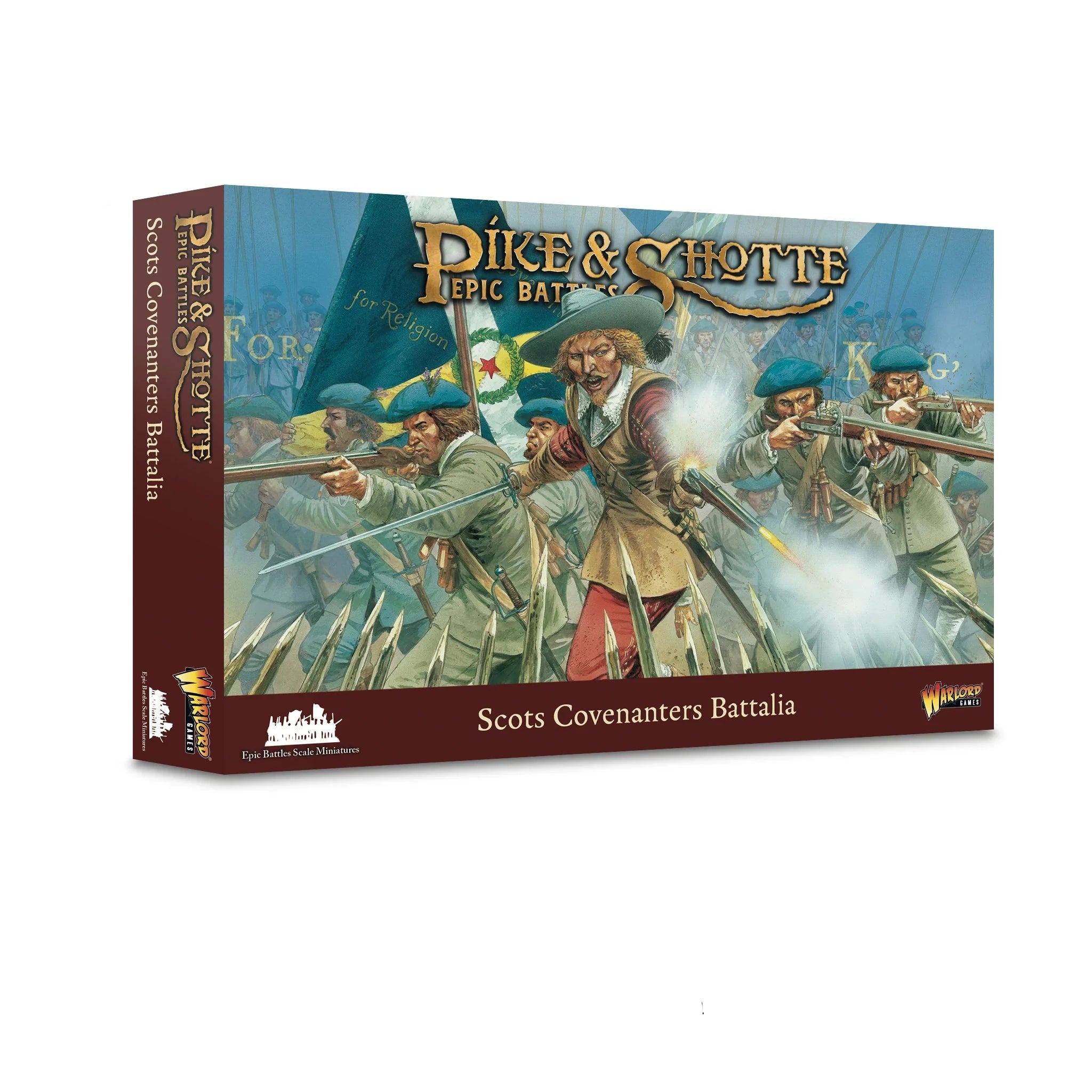 Pike and Shotte Epic | English Civil War Scots Covenanters Battalia | 15mm Plastic Unit