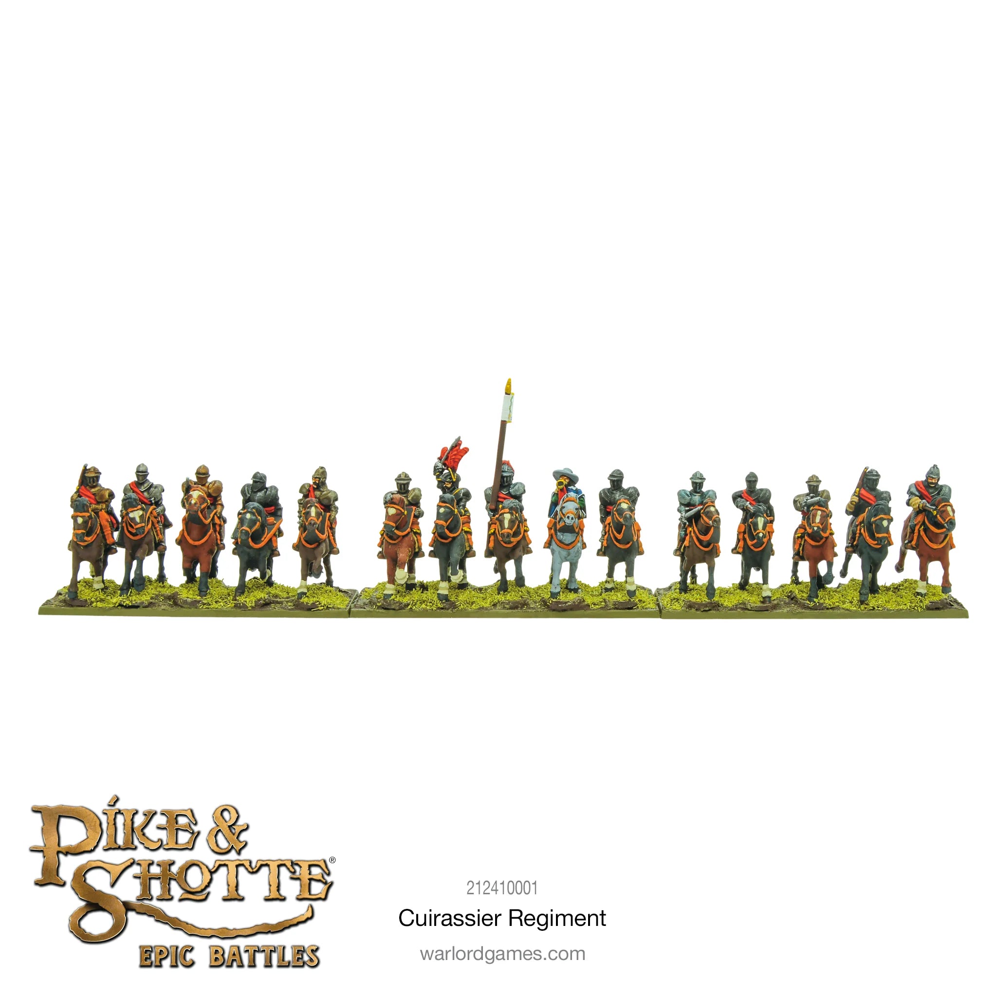 Pike and Shotte Epic | English Civil War | Cuirassier Regiment | 15mm Resin Small Box | Warlord | Miniature Kingdoms