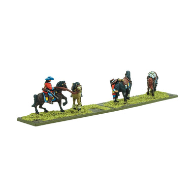 Pike and Shotte Epic | Dragoon Horse Holders | 15mm Resin Blister Pack