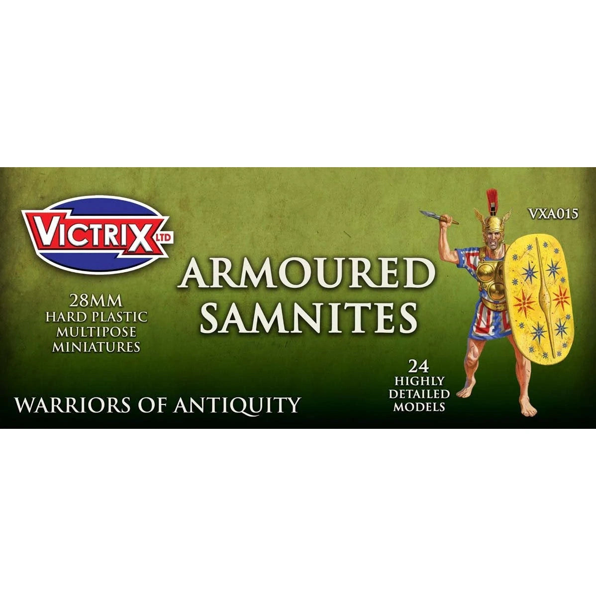 Victrix | Ancients Armoured Samnites | 28mm Plastic Unit | North Star Games | Miniature Kingdoms