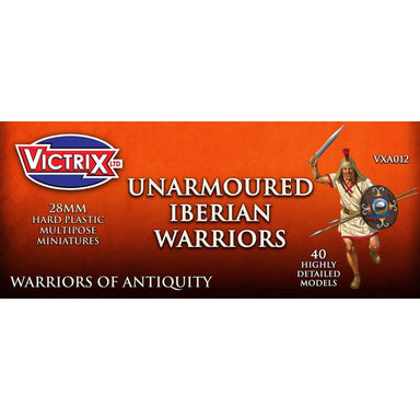 Victrix | Ancients Unarmoured Iberian Warriors | 28mm Plastic Unit | North Star Games | Miniature Kingdoms