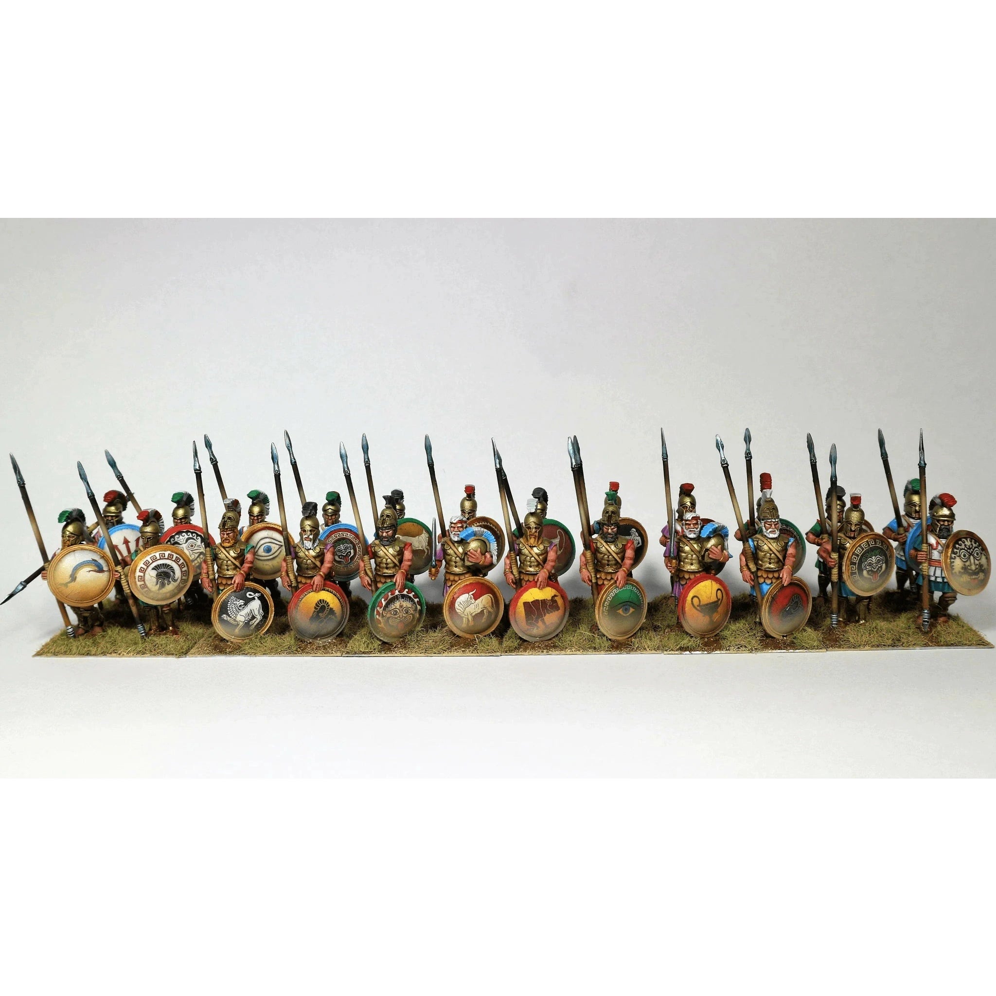 Victrix | Ancients Athenian Armoured Hoplites | 28mm Plastic Unit | North Star Games | Miniature Kingdoms