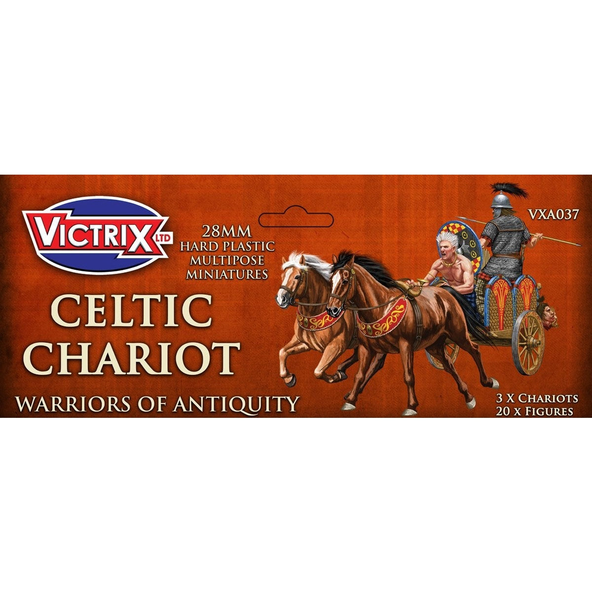 Victrix | Dark Ages Celtic Chariot | 28mm Plastic Unit | North Star Games | Miniature Kingdoms