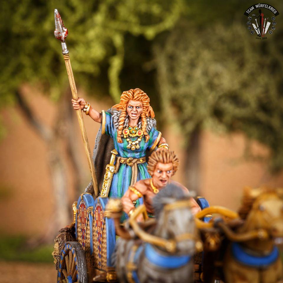 Victrix | Dark Ages Celtic Chariot | 28mm Plastic Unit | North Star Games | Miniature Kingdoms