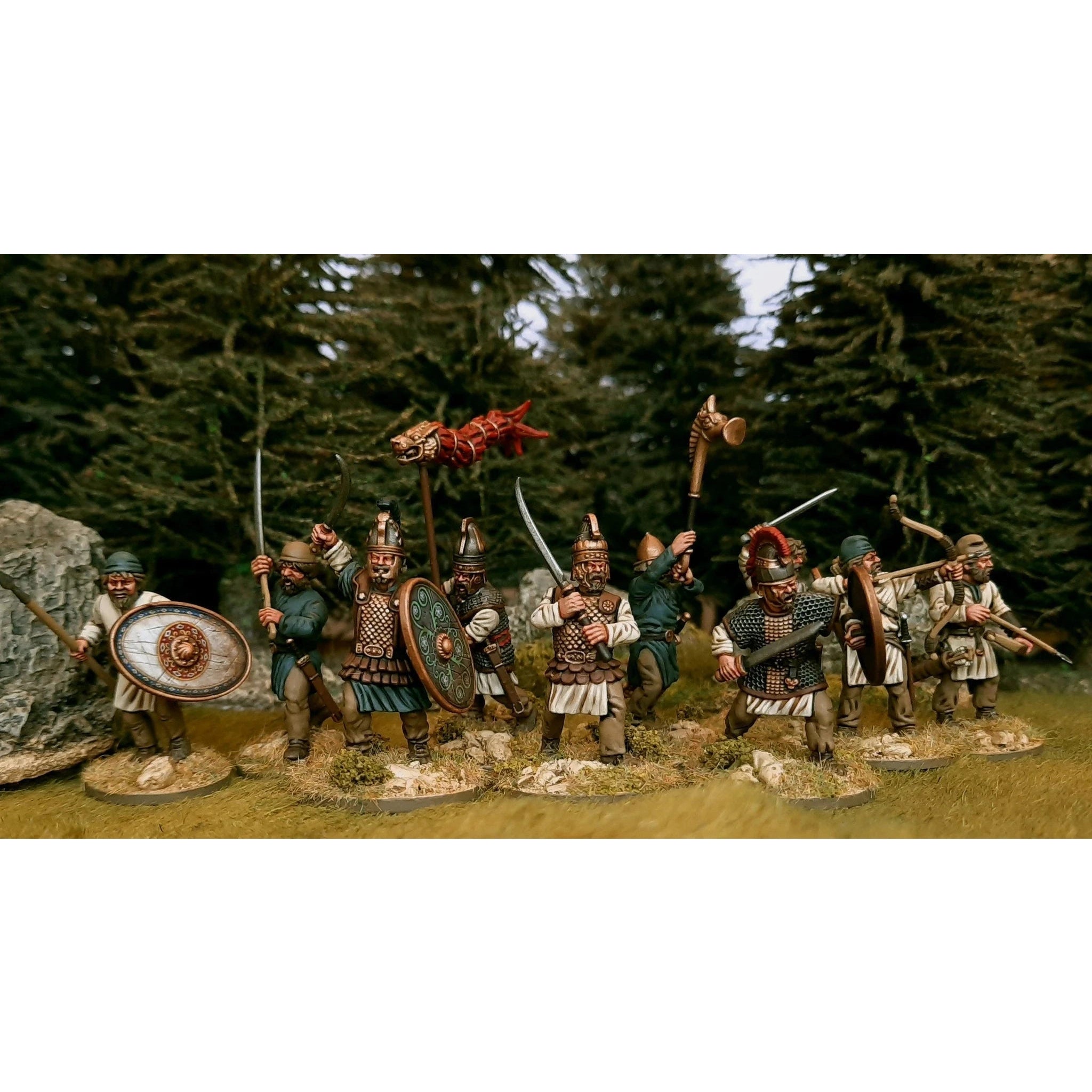 Victrix | Ancients Dacians | 28mm Plastic Unit | North Star Games | Miniature Kingdoms