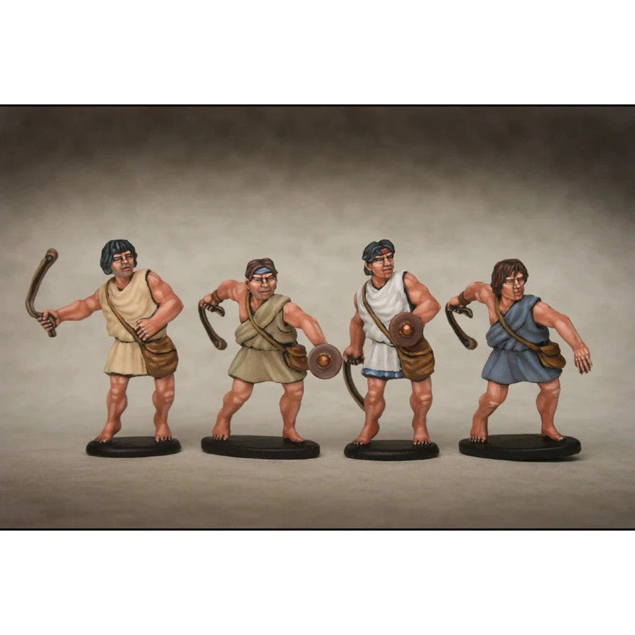 Victrix | Ancients Greek Peltasts Javelins and Slingers | 28mm Plastic Unit | North Star Games | Miniature Kingdoms